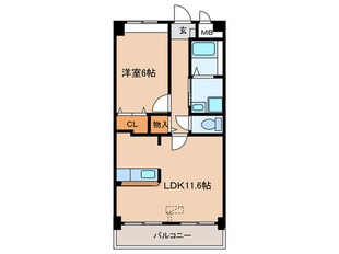 リアライズ稲永駅前の物件間取画像